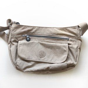 Kipling Syro Beige/Tan Crossbody Bag/Purse